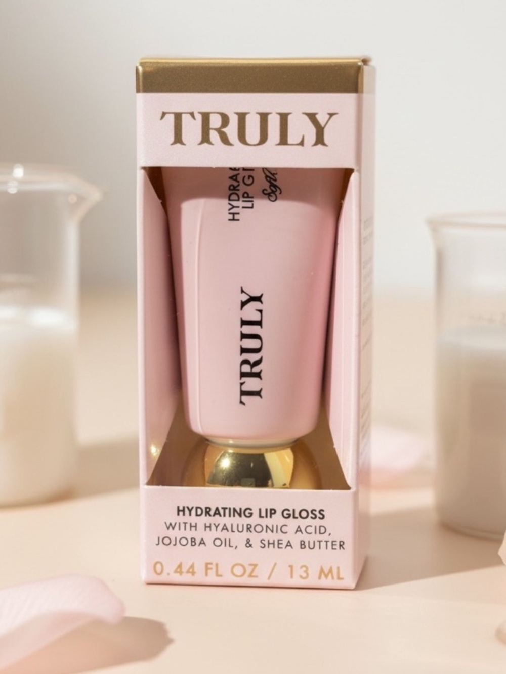 Truly Soft Serve Lip Gloss Rosy Pink 13ml Full Size Hyaluronic Acid NEW $29